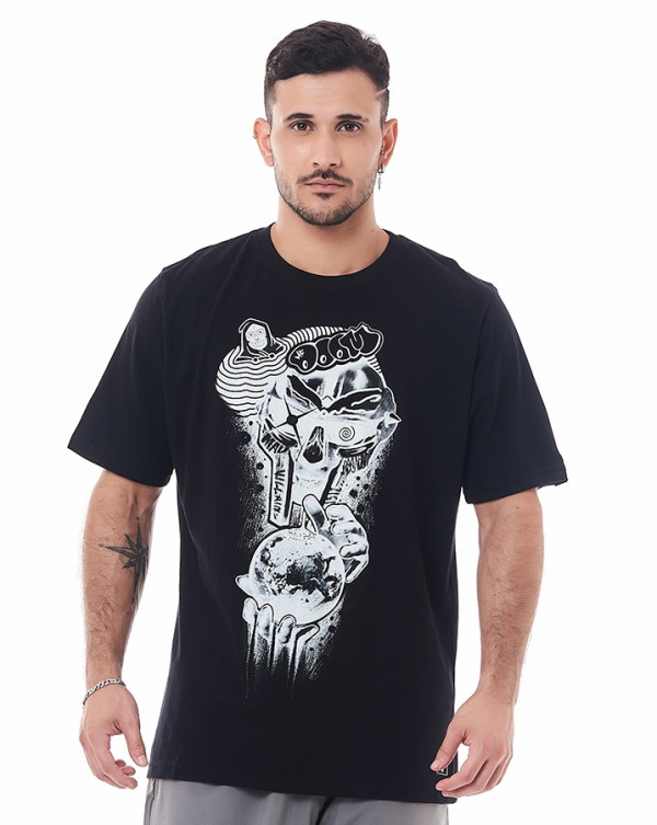Camiseta Classic Doom Preto Knulu