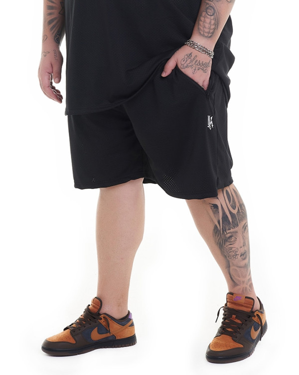 Bermuda Premium Dry-Fit Preto Knulu
