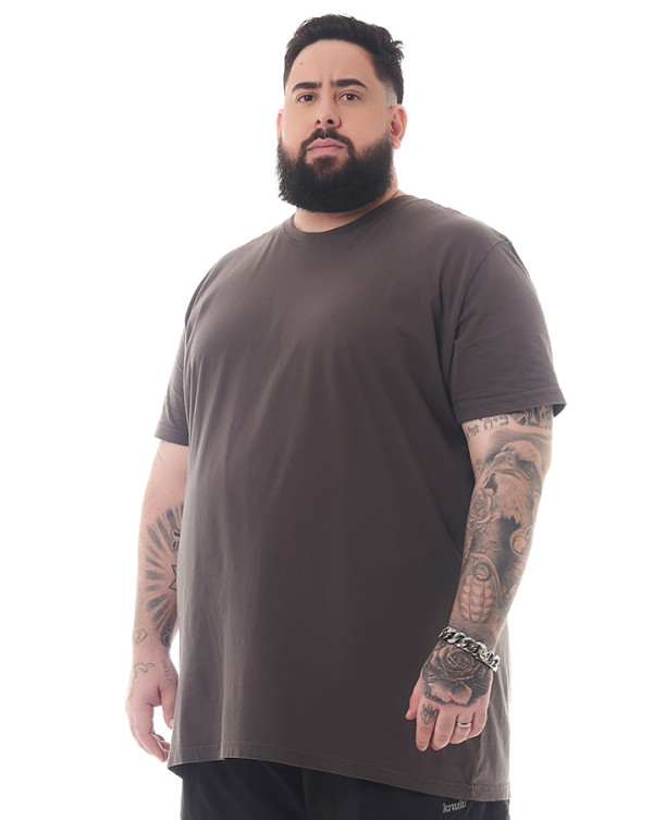 Camiseta Classic Estonada Basic Cinza Knulu