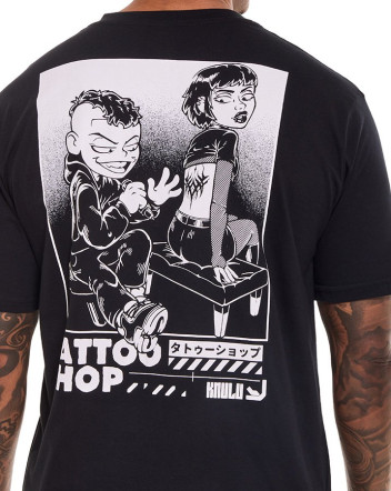 Camiseta Classic Tattoo Shop Preto Knulu