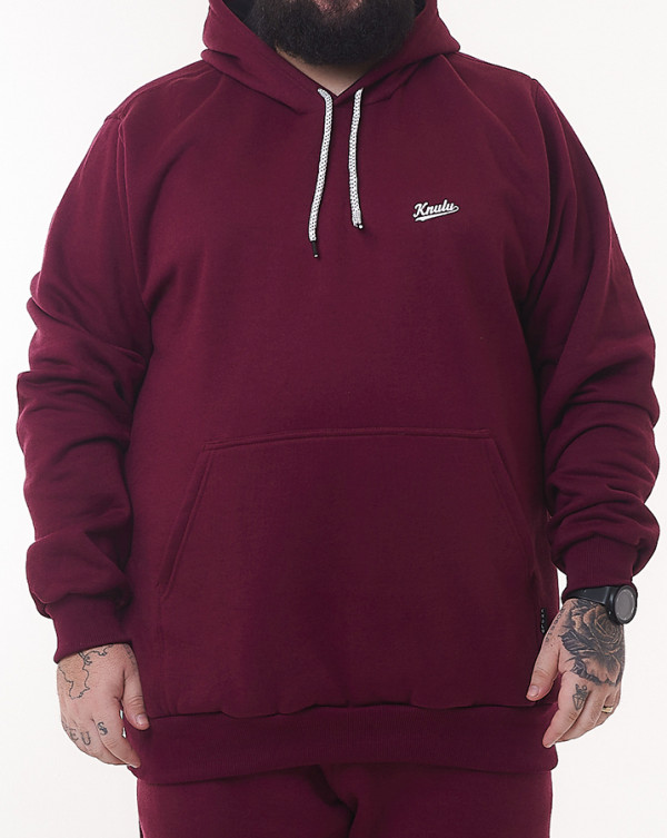Casaco Canguru Moletom Intensity Bordô Knulu