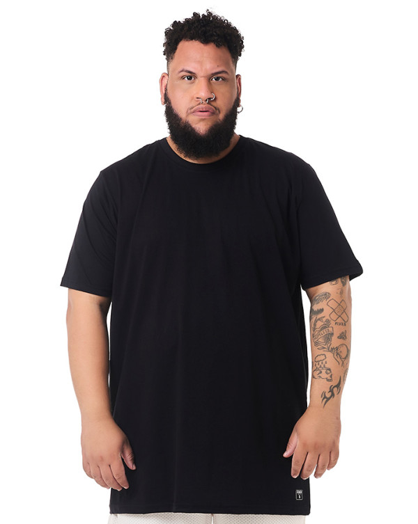 Kit 4 Camisetas Basicas Pretas Knulu