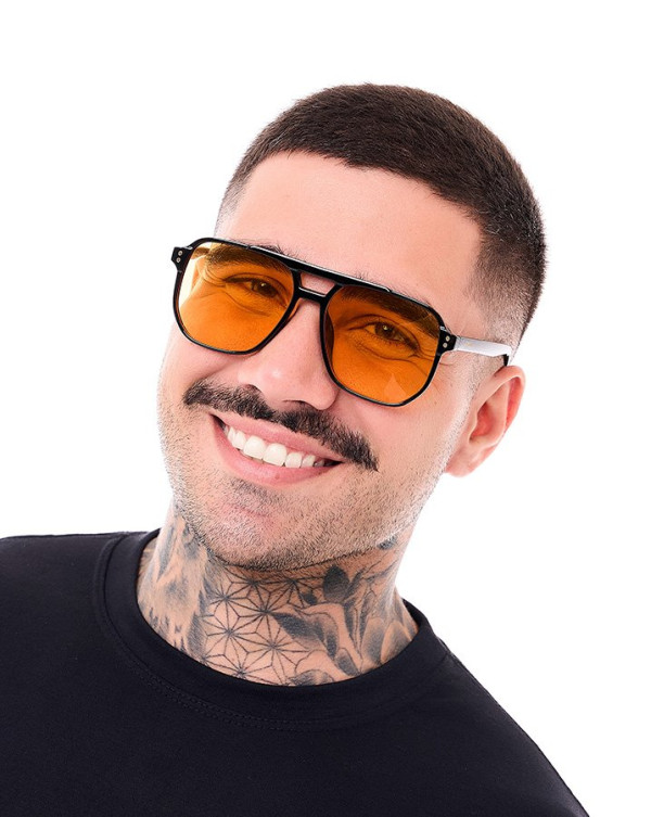 Óculos De Sol Sunset Piloto Preto Knulu