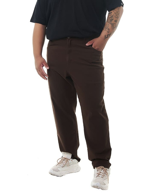 Calça Jeans Masculina Danville Marrom Knulu