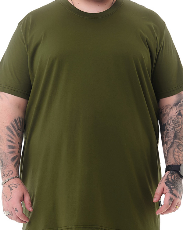 Camiseta Classic Basic Verde Musgo Knulu