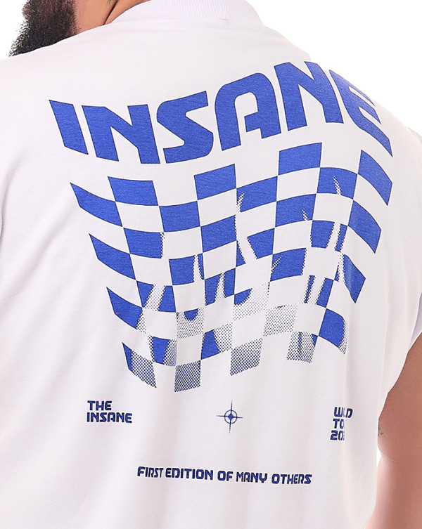 Regata Oversized Gola Alta Insane Branca Collab Knulu + Noi