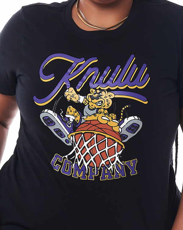 Camiseta Feminina Jaguar Preto Knulu