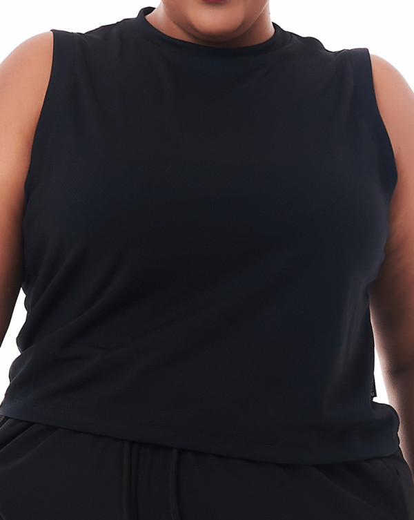 Regata Feminina Dry-Fit Everyday Preto Knulu