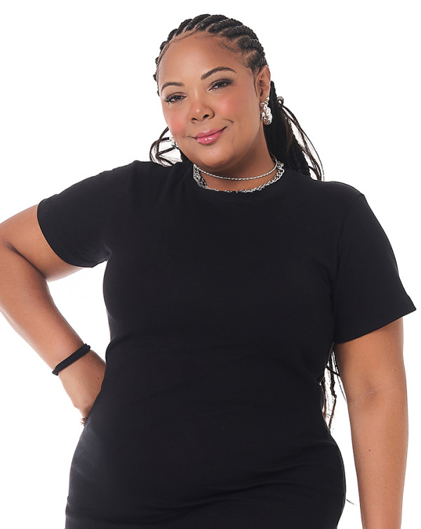 VESTIDO URBAN FENDA PRETO KNULU