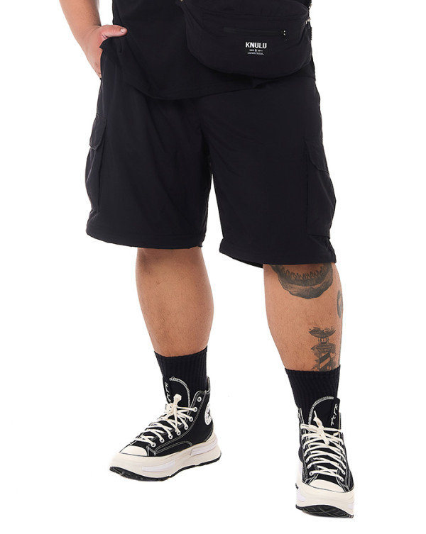 Calça Tactical Vira Bermuda Preto Knulu