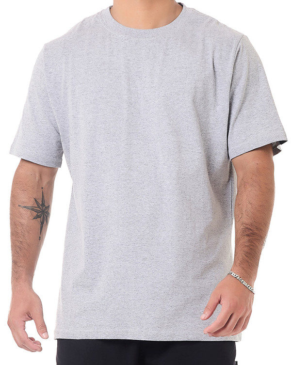 Camiseta Basica Cinza Mescla Knulu