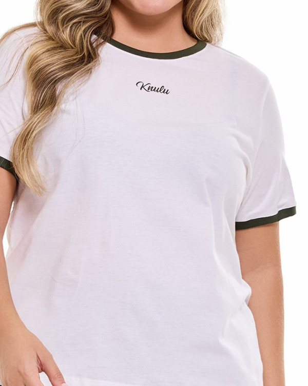 Camiseta Feminina Retro Verde Knulu