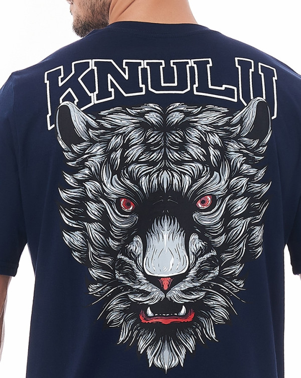 Camiseta Classic Wolf Marinho Knulu