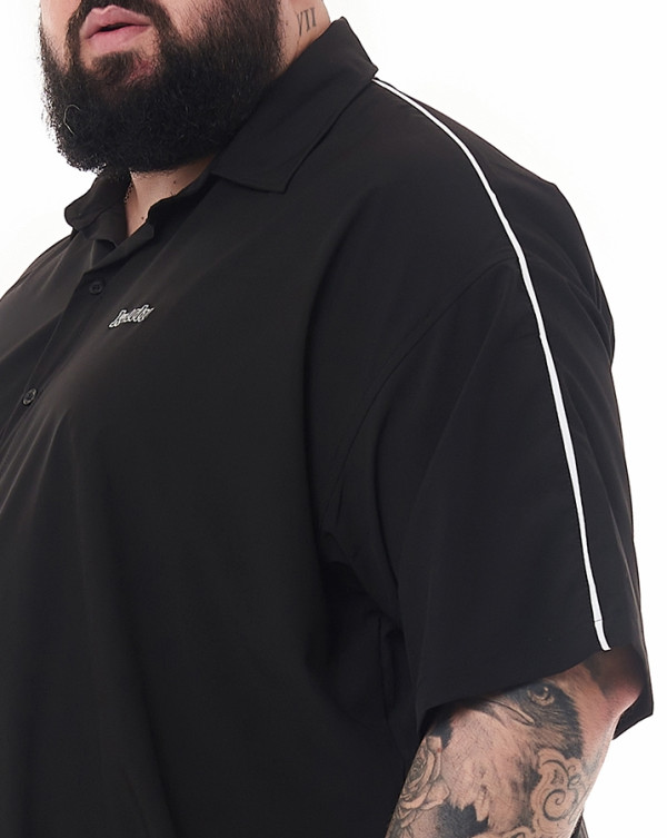 Camisa Oversized Elegant Line Preto Knulu