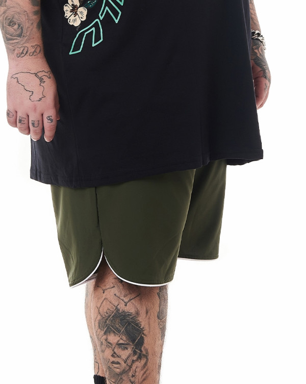 Bermuda Round Wave Verde Militar Knulu