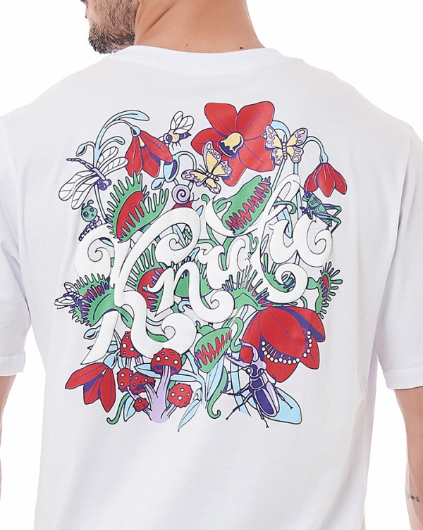 Camiseta Classic Garden Branco Knulu