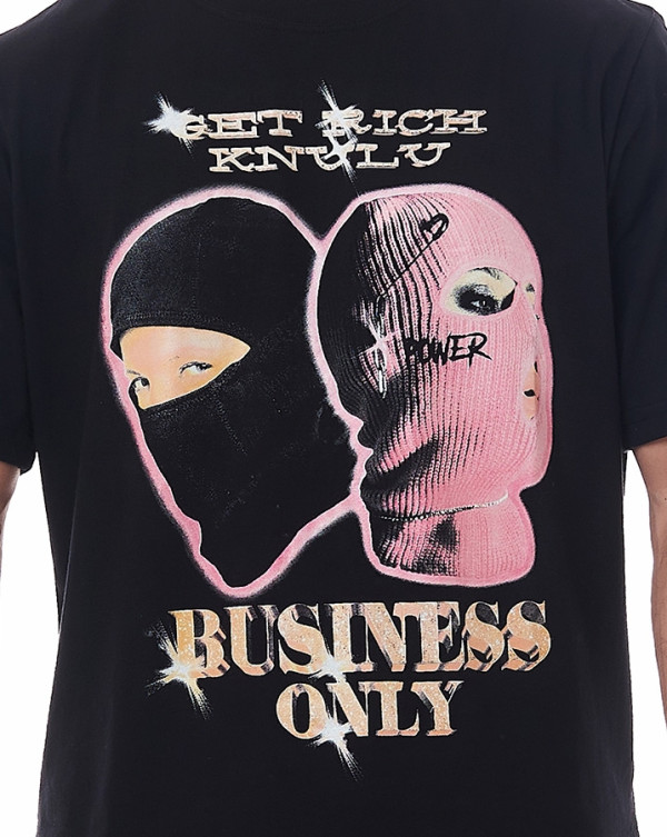 Camiseta Classic Balaclava Preto Knulu