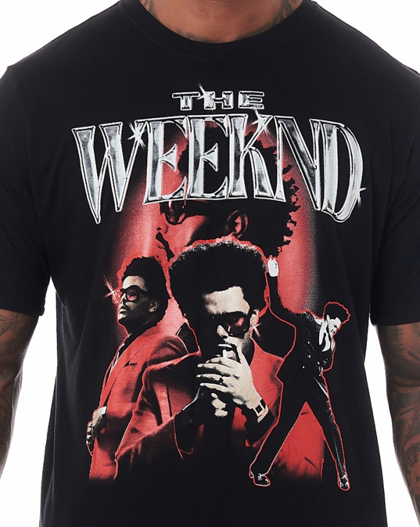 Camiseta Classic The Weeknd Preto Knulu
