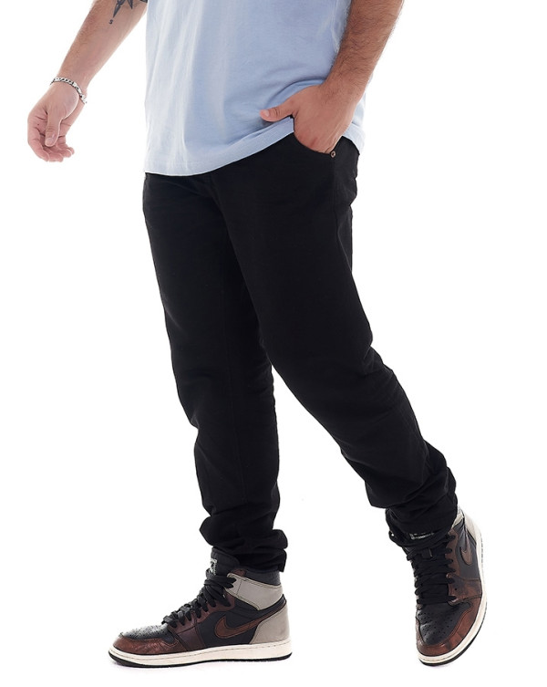 Calça Sarja Chino Moon Bay Preto Knulu