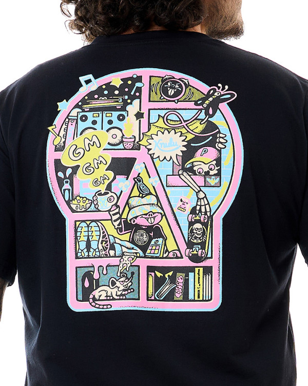 Camiseta Classic Zen Room Preto Knulu