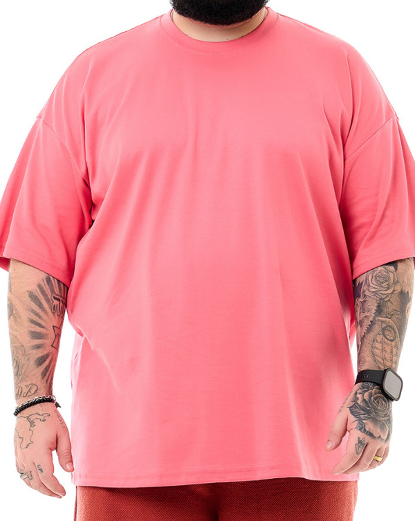 Camiseta Oversized Soft Salmão Knulu