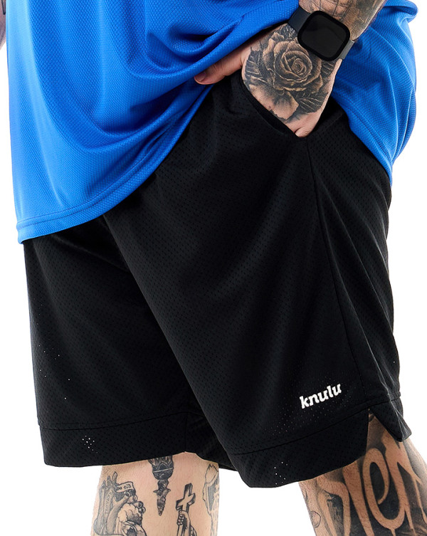Bermuda Basquete Dry-Fit Essentials Preto Knulu