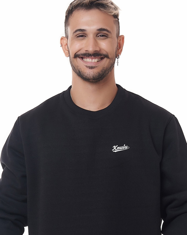 Blusa Moletom Intensity Preto Knulu