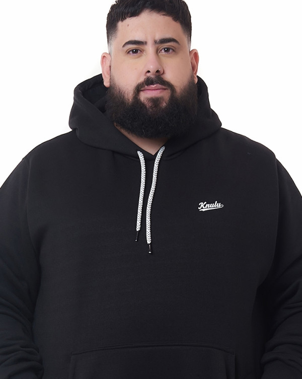 Casaco Canguru Moletom Intensity Preto Knulu