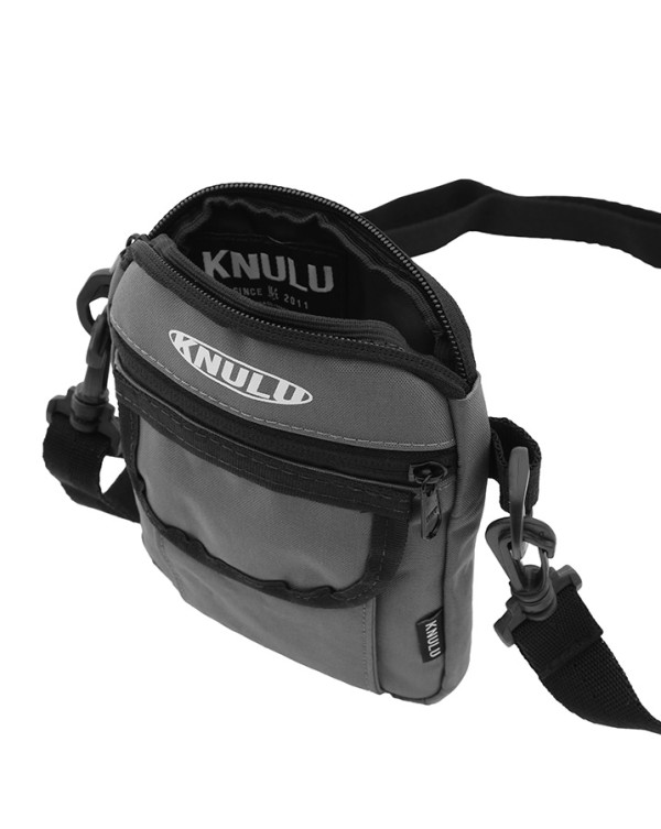 SHOULDER BAG LOGO NINETY CINZA CHUMBO KNULU