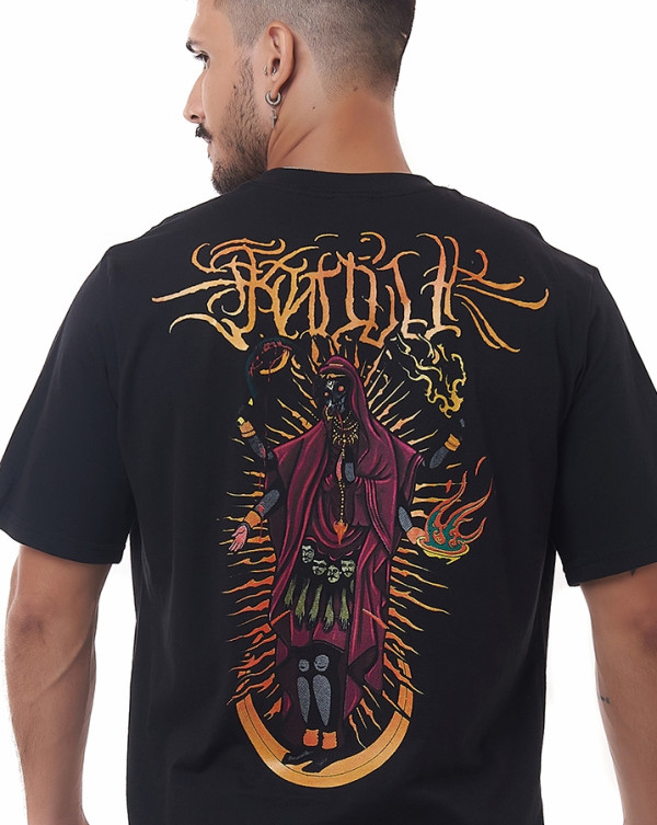 Camiseta Classic Saint Preto Knulu