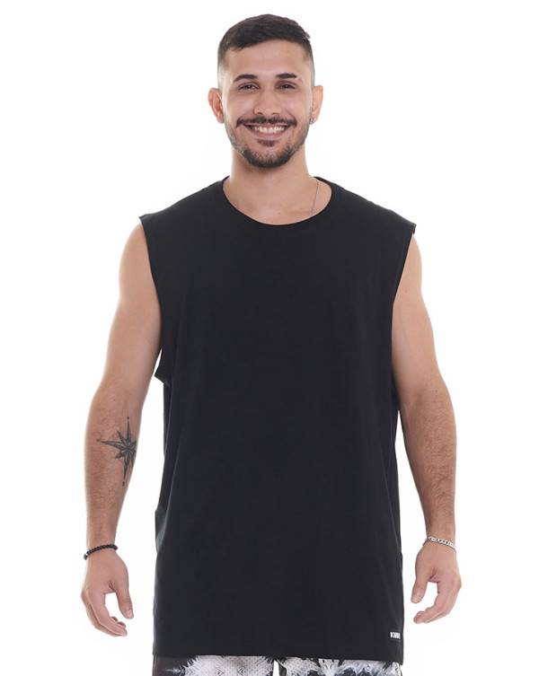 Regata Machao Basica Preto Knulu