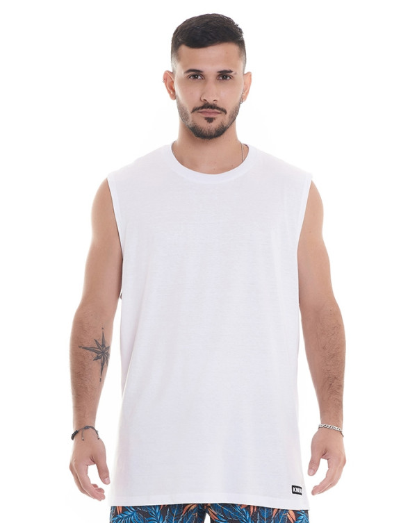Regata Machao Basica Branco Knulu
