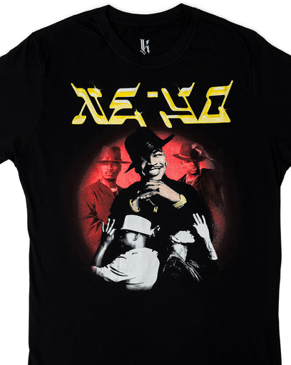 Camiseta Classic Bootleg  Ne-Yo Preto Knulu