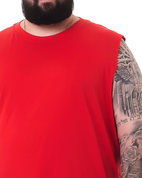 Regata Machao Basica Vermelho Knulu