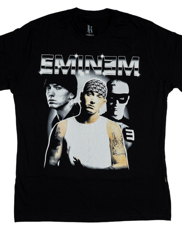 Camiseta Classic Eminem Preto Knulu
