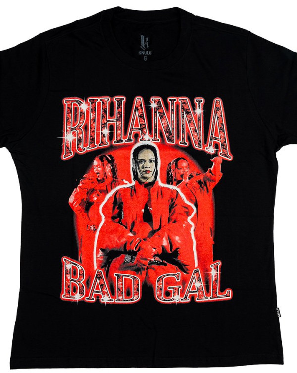Camiseta Classic Rihanna Preto Knulu
