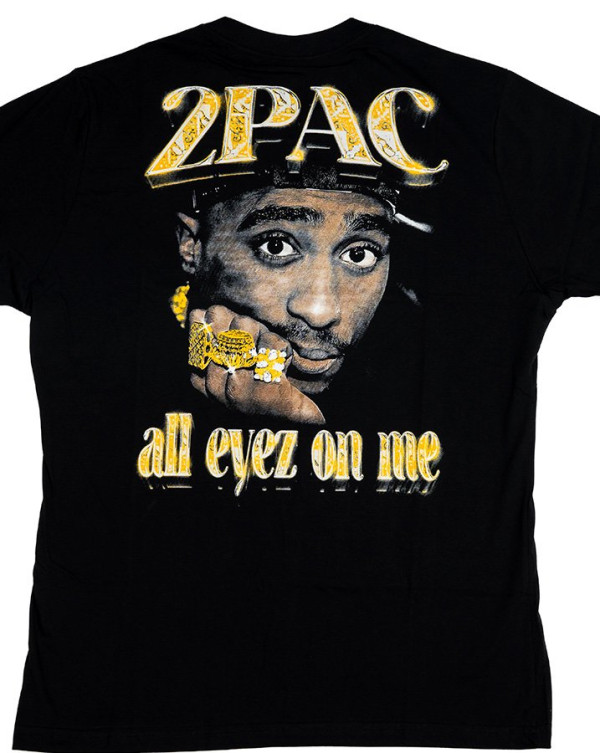 Camiseta Classic 2Pac Eyez Preto Knulu