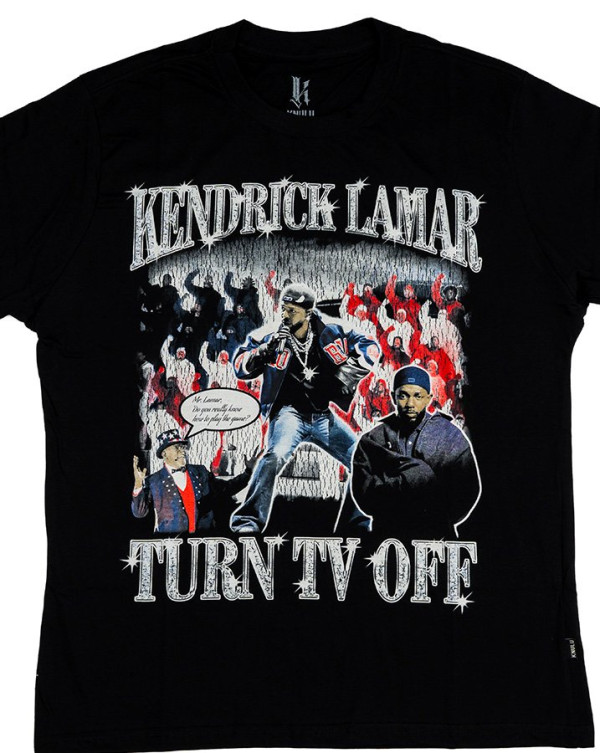 Camiseta Classic Kendrick Lamar Preto Knulu