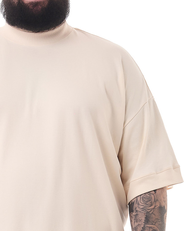 Camiseta Oversized Boxy Details Off White Knulu