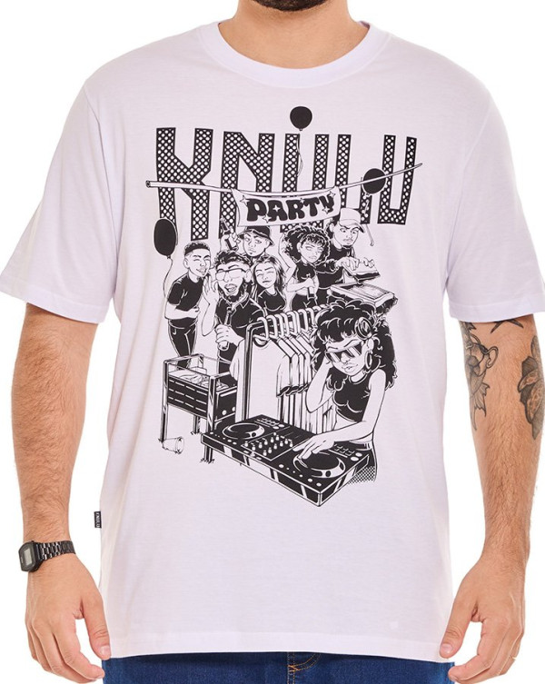 Camiseta Classic Party Branco Knulu