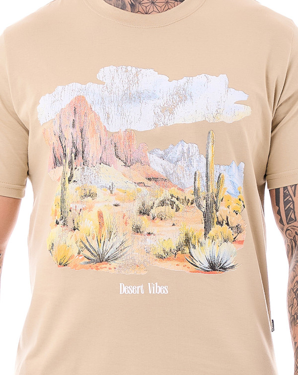 Camiseta Classic Desert Vibes Caqui Knulu
