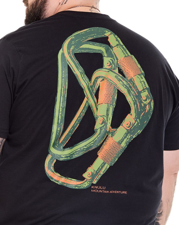 Camiseta Classic Carabiner Clip Preto Knulu