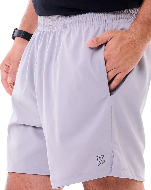 Short Sport Beach Cinza Prata Knulu