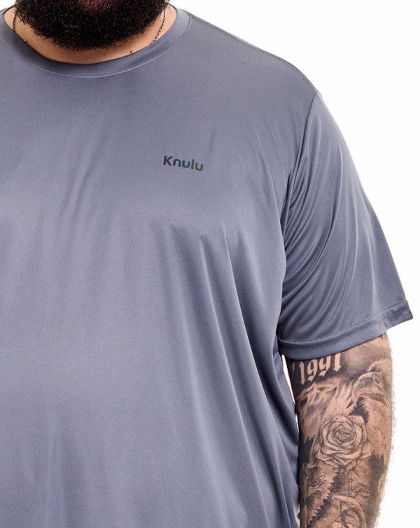 Camiseta Dry-Fit Sport Cinza Knulu