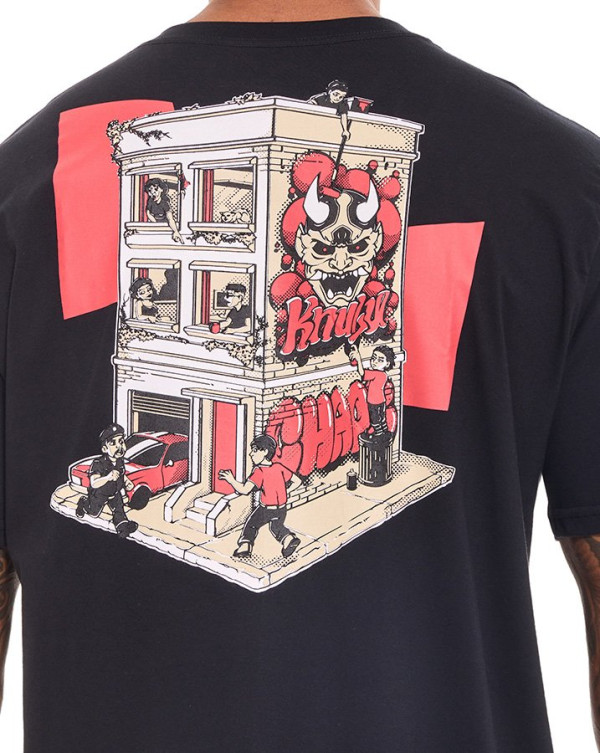 Camiseta Classic Hannya Graffitti Preto Knulu