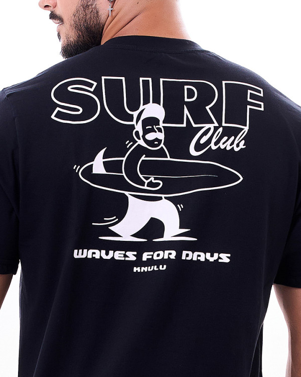 Camiseta Classic Surf Club Preto Knulu