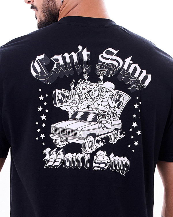 Camiseta Classic Party Car Preto Knulu