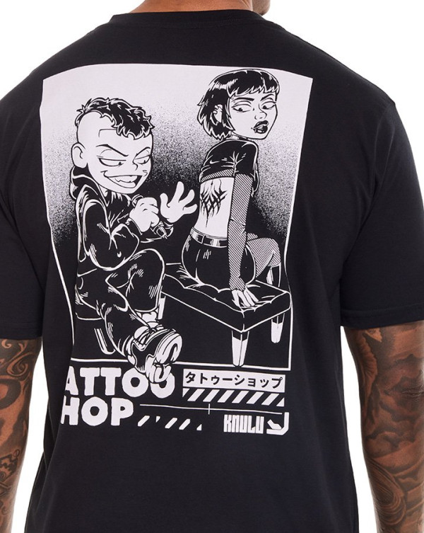 Camiseta Classic Tattoo Shop Preto Knulu