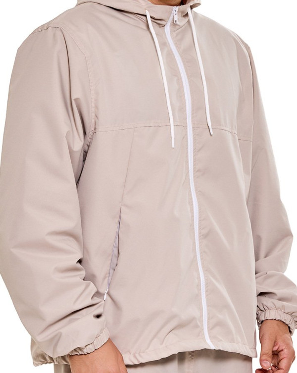 Jaqueta Corta-Vento Explorer Bege Knulu