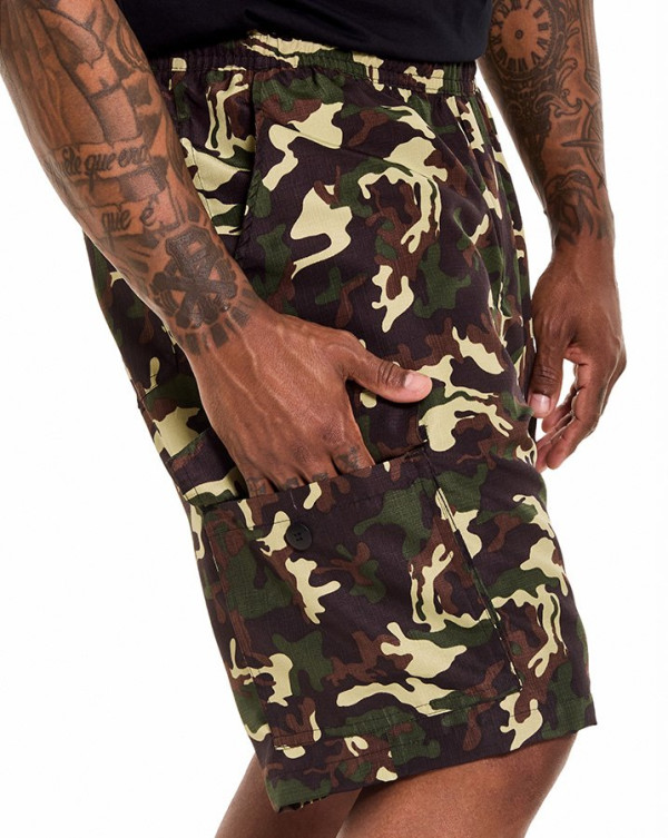 Bermuda Cargo Camuflada Forest Verde Knulu